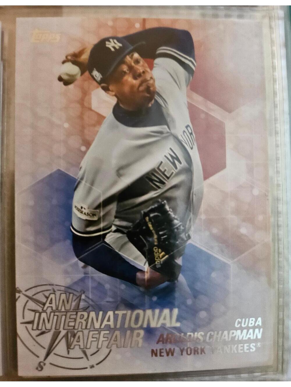 2018 Topps Update AROLDIS CHAPMAN An International Affair - YANKEES - #IA9
